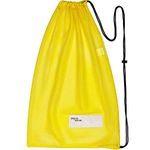 Drawstring Sports Equipment Mesh Bag for Swimming Beach Diving Travel Gym (Yellow)