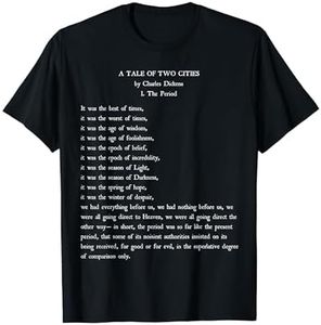 A Tale Of Two Cities Charles Dickens Book Reader Gift Shirt T-Shirt