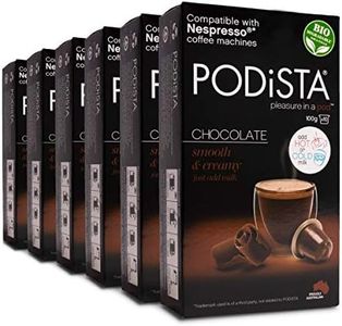 Nespresso Compatible Hot Chocolate Smooth & Creamy Pod Australian Packed - 60 Pods (6x10 Pods Pack)