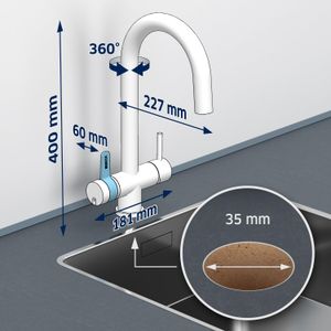 BRITA mypure P1 Water Filter Tap – Integrated Filtration System