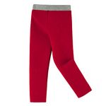 Rysly Girls Winter Thick Warm Long Pants Fleece Lined Leggings Thermal Cotton Leggings Fille (Red 130)