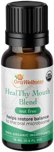 OraWellness NUT FREE HealThy Mouth Blend Tooth Oil, Organic Toothpaste & Mouthwash Alternative With Clove Oil Promotes Healthy Teeth & Gums, 1 Pack