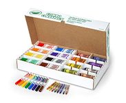 Crayola 52-3349 256 ct. Regular Size Crayons & Broad Line Markers, Bulk, Assorted, 1 Count (Pack of 1)