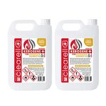 Clearell 4L | Pack of 2 | 8 Litres Premium Quality Kerosene Paraffin Heater Heating Oil Fuel | Compliant to BS2869C2