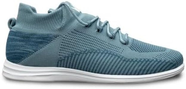 Brunswick Twisted Knit Steel Blue Ladies Size 8.5