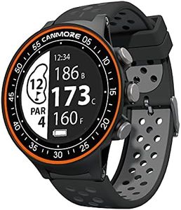 CANMORE TW410G GPS Golf Watch with Step Tracking (Orange)- 40,000+ Free Worldwide Golf Courses Preloaded - Minimalist & User Friendly