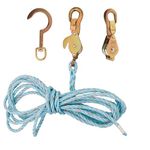 Klein Tools 1802-30SSR Block and Tackle 259 Anchor Hook Spliced