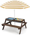 Costzon Kids Picnic Table with Sens