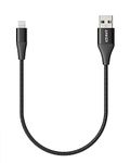 Anker 551 USB-A to Lightning Cable (1ft), MFi Certified iPhone Cable for Flawless Compatibility with iPhone iPhone 13 13 Pro 12 Pro Max 12 11 X XS XR 8 Plus and More (Black)