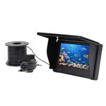 Underwater Fishing Camera, Portable 1080P HD Fish Finder Camera with 4.3in Screen, 220° Wide Angle, Visible Fish Finder for Ice Lake Sea Boat Kayak Fishing