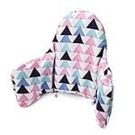 High Chair Cushion, New Type High Chair Cover Pad/pad for High Chair,highchair Cushion for Ikea Antilop Highchair,built-in Inflatable Cushion,baby Sitting More Comfortable (Colorful Triangle)