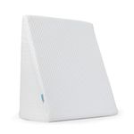 UrbanBed Orthopedic Wedge Pillow for Bed Memory Foam Pillow for Acid Reflux & GERD, Pillow for Back Support & Posture, Multi-Purpose Wedge Cushion with Premium Ultrafresh Cover (Pearl White, X-Large)