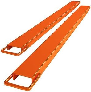 KYBOLT Pallet Fork Extension, [4.5" Width 72" Length] Heavy Duty Steel Pallet Extensions for Forklift Truck- Orange