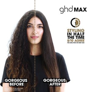 ghd Max Wide Plate Hair Straightener – Black
