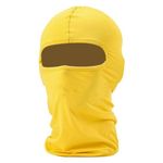 SUNLAND Balaclava Ski Mask Neck Gaiter Summer Motorcycle Face Scarf Cycling Bike Bandana UV Protector for Hiking Skateboard Yellow