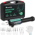 Mxmoonfree 1500W Induction Heater Bolt Removal Tool, 8 Coils & Rugged Case for Nuts, Bolts & Bearings, Blue, 2 Warranty, 110V