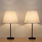 HAITRAL Bedside Table Lamps - Small