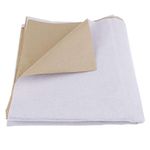 Inzopo 200g Self Adhesive Sticker Cotton Batting Upholstery Filling Wadding Quilting - White, 1 Meter