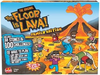 Goliath Games The Floor is Lava: Family Edition | Family Games | for 3+ Players | Ages 5+, Multicolor (921682)