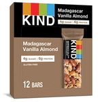 KIND Nuts & Spices, Madagascar Vanilla Almond, 12-Count Bars