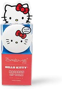 The Crème Shop x Sanrio Macaron Lip Balm (Hello Kitty Mixed Berry) Korean Cute Scented Pocket Portable Soothing Advanced Must-Have on-The-go