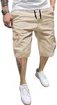 JMIERR Mens Casual Twill Cargo Shor