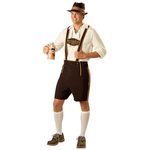 InCharacter Costumes Men's Bavarian Guy Costume, Brown/Tan, Medium