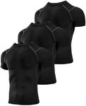 Niksa 3 Pack Compression Tops for M