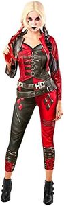 Rubies - Déguisement Combinaison + Veste Harley Quinn Officiel - The Suicide Squad, adulte, I-702703M, Taille M, Rouge et Noir