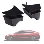 Arcoche Rear Trunk Organizer Storage Box Bins Side Box for 2024 Tesla Model 3 Highland Accessoires