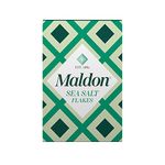 Maldon - Sea Salt Flakes, Unique Pyramid Shaped Salt Flakes, Perfect for a Wide Range of Dishes, Hand-Harvested for Four Generations, 250g Box