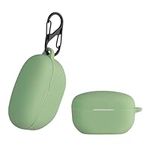 kwmobile Case Compatible with Sony WF-1000XM5 Case - Silicone Cover Holder for Earbuds - Green