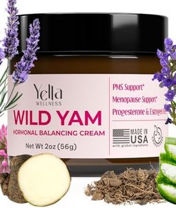 Wild Yam Cream for Hormone Balance – Progesterone Cream Alternative for PMS & Menopause Relief – Made with Organic Hormone Balancing Extracts - 2oz