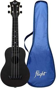 Flight, 4-String Electro-acoustic Travel Soprano Ukulele - Black (TUS-35E BK)