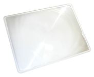 Carson 2X Power Rigid Frame 8.5x11 Inch Fresnel Page Magnifiers for Reading Newspapers, Magazines, Books and More - Set of 8