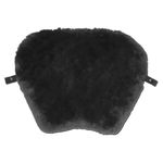 SKWOOSH XL Touring Motorcycle Seat Cushion Pad with Sheepskin Cover with Fluidized Gel Insert for Comfort