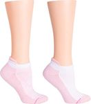 Dr. Motion womens 2pk Compression Low Cut Socks, Multi, One Size