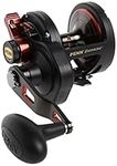 Penn Fathom FTH25NLD Lever Drag Multiplier Reel - Black/Red