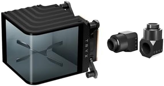 TRYX Panorama WB CPU Water Block, Curved 2K AMOLED Display, Microchannel Fins, Copper Base, G1/4” Threaded Outlet, VRM Fan, Intel LGA 1851/1700 AMD AM5/AM4