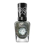 Sally Hansen Miracle Gel Nail Polish At-home gel manicure, 906, Glitter to Santa - 14.7m, Gold 906 Glitter to Santa