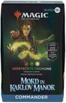 Magic: The Gathering - Murder in Karlov Manor Commander Deck - Hidden Threat (Deck of 100 Cards, Collector's Booster Sample Pack with 2 Cards and Accessories)