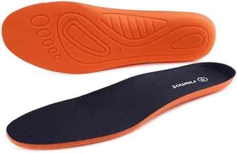 riemot Sport Insoles for Men & Women – Shock-Absorbing Sports Insole for Running, Walking, Cushioned Breathable Shoe Inserts for Hiking, Active Lifestyles Soft Inner Soles, Navy, UK 7