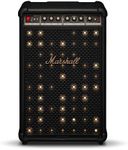 Marshall Bromley 750 Portable Wireless Party Speaker - Loud Stereo Sound with Bass and Treble Controls | Bluetooth, 3.5 mm Aux, RCA, Microphone, Instrument Inputs | LED Lights - Black and Brass