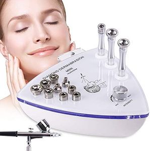 Yofuly Professional Diamond Microdermabrasion, 3 in 1 Dermabrasion Machine with Spray Gun, Professional Home Use Facial Beauty Salon Equipment Suction Power 65-68cmhg