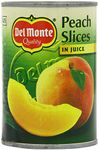 Del Monte Peach Slices in Juice 415 g (Pack of 12)