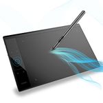 Graphic Drawing Tablet,VEIKK A30 Digital Drawing Pad, 10x6 inch Drawing Area, with 4 Touch Keys and a Touch Pad, Support for Mac, Wins,Linux, Chrome and Android OS