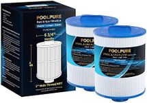 POOLPURE Replacement Spa Filter for PAS50SV-F2M, Unicel 6CH-502, Filbur FC-0311, Philter 60506, Excel Filters XLS-604, Baleen AK-90161, Magnum AR50, Master Deluxe M60506 Hot Tub Filter, Pack of 2