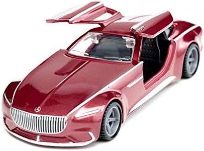 siku 2357 Vision Mercedes-Maybach 6 Grand Coupé, Apertura de puertas batientes, Ruedas desmontables, 1:50, Metal/Plástico, Rojo