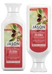 Jason Jojoba Long and Strong Shampoo and Conditioner Bundle With Jojoba Seed Oil, Aloe Vera, Vitamin B5 and Wheat Protein, 16 oz. and 16 oz. Each