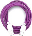 Xcivi USB Charger Cable Cord for Fuhu Tablets Nabi DreamTab, nabi 2S, nabi Jr, Jr. S, XD, Elev-8, 6 FT/2m (Purple)